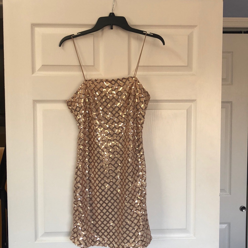Sparkly mini dress